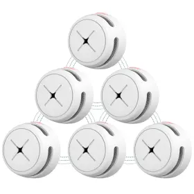 S-rf500 Aegislink Interlinked Smoke Detector Alarm With Replaceable ... Fast Ship