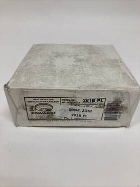 Edwards 281b-pl Heat Detector 135 Fixed Temperature New Factory Sealed In Box