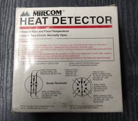 Mircom Mir-602 Heat Detector New In Box