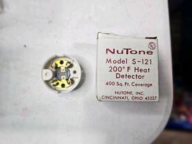 Nutone S-121 Nu-tone Heat Detector 200f