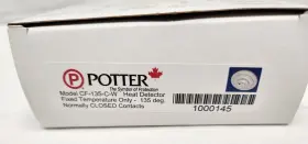 Cf-135-c-w Potter Heat Detector - New-open Box