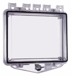 Sti-7511e Safety Technology International Inc. Enclosure Open Clear Flush Thumb Lock