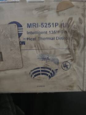 Secutron Mri-5251p U Intelligent 135f Fixed Heat Thermal Detector Free Shipping