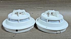 Siemens 500-095918 Lot Of 2 Intellegent Heat Detector Head Only Ftp-11 500095918